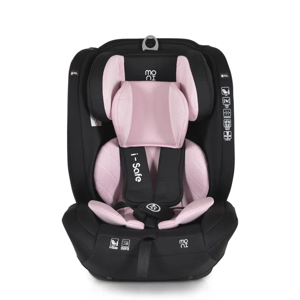 Κάθισμα Αυτοκινήτου ISOfix (76-150εκ. Ύψος) Moni i-Safe i-Size Pink