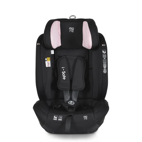 Κάθισμα Αυτοκινήτου ISOfix (76-150εκ. Ύψος) Moni i-Safe i-Size Pink