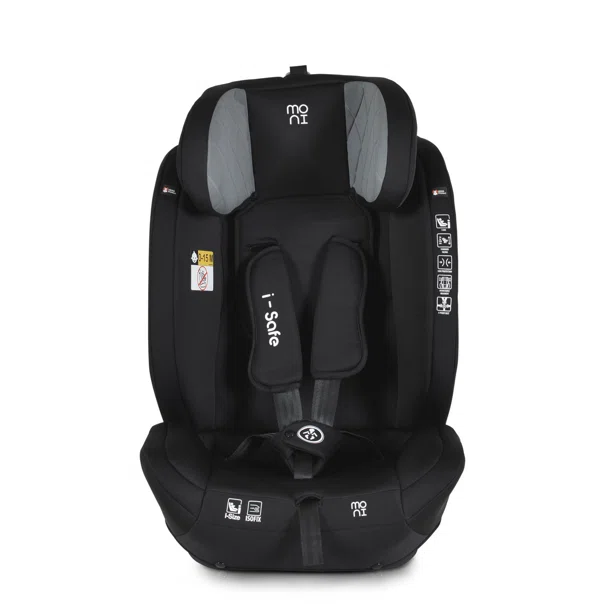 Κάθισμα Αυτοκινήτου ISOfix (76-150εκ. Ύψος) Moni i-Safe i-Size Grey