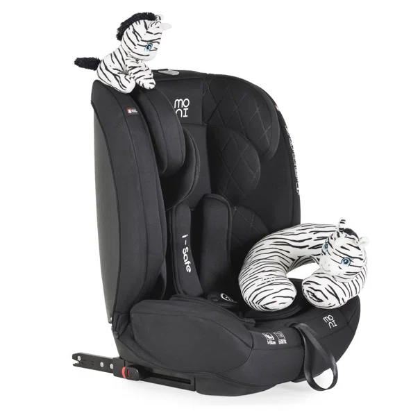 Κάθισμα Αυτοκινήτου ISOfix (76-150εκ. Ύψος) Moni i-Safe i-Size Black