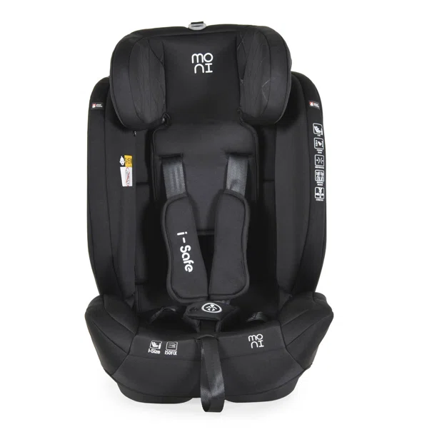Κάθισμα Αυτοκινήτου ISOfix (76-150εκ. Ύψος) Moni i-Safe i-Size Black