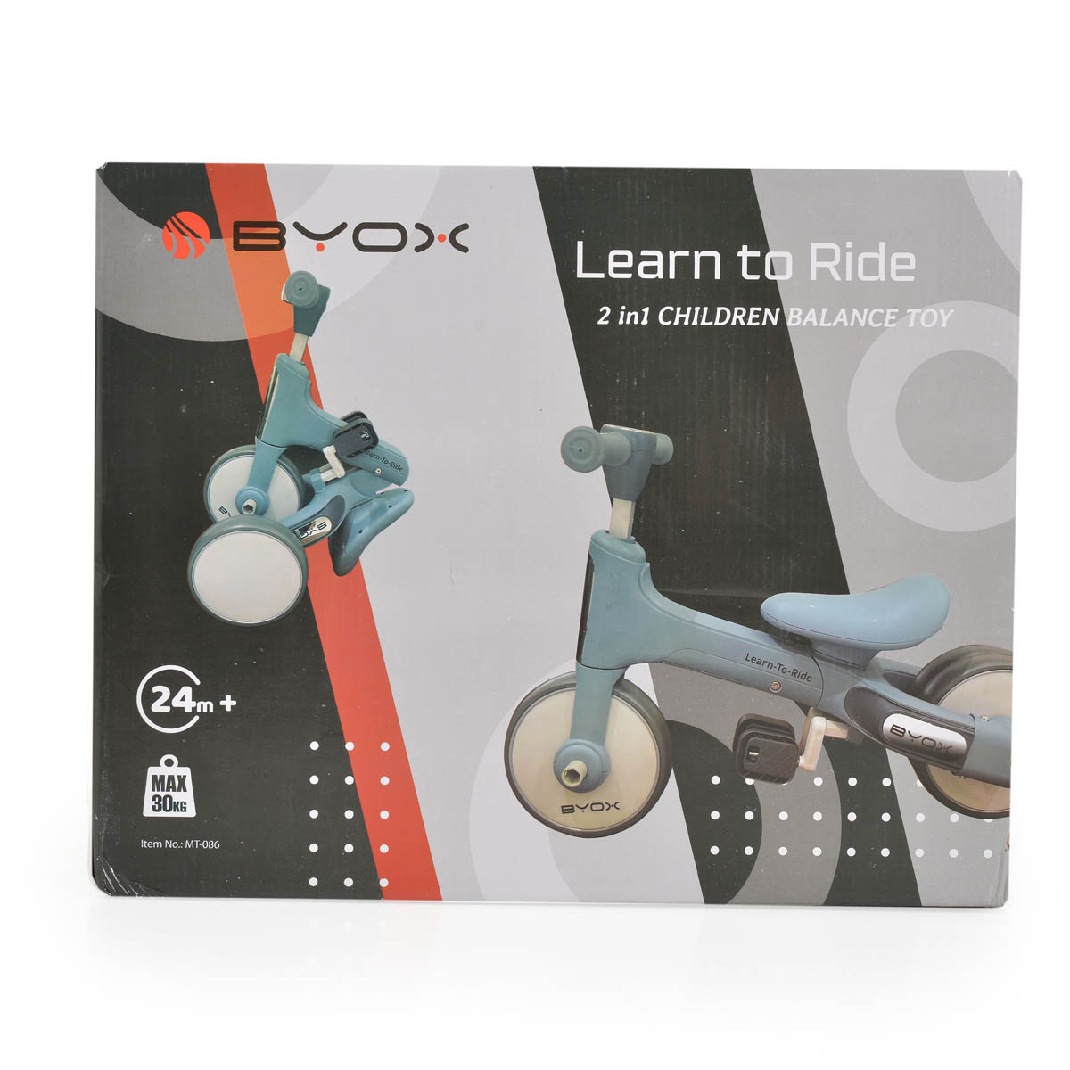 Ποδήλατο Ισορροπίας (2+ Ετών Έως 30Kg) Byox Learn To Ride 2 In 1 Blue Παιχνίδια Ποδήλατα Spitishop