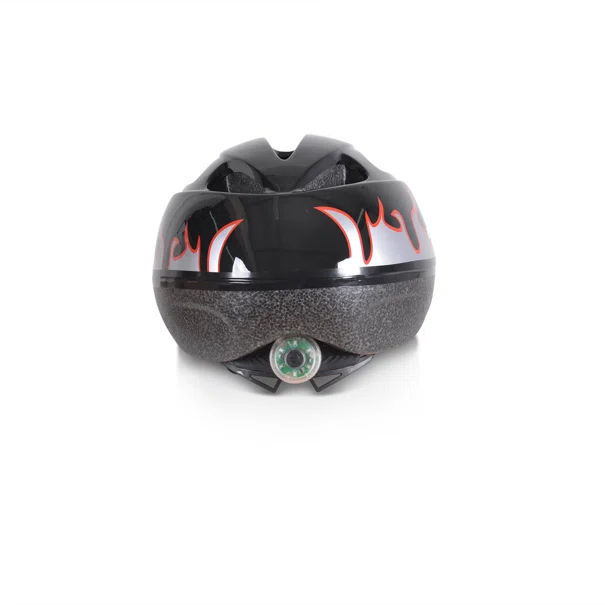 Παιδικό Κράνος Με Led (48-54cm) Byox Υ03 Black Fire