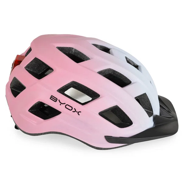 Παιδικό Κράνος Με Led (58-62cm) Byox Y41 Pink