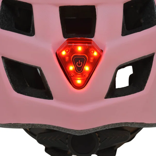 Παιδικό Κράνος Με Led (58-62cm) Byox Y41 Pink