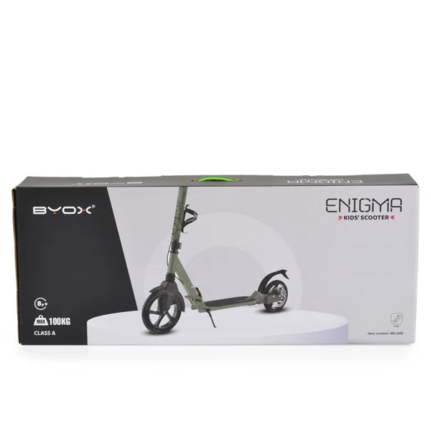 Παιδικό Πατίνι Δίτροχο (8+ Ετών) Byox Enigma Green