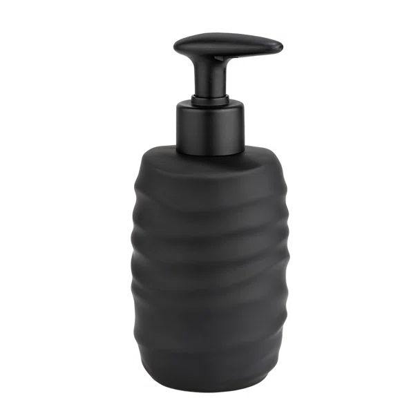 Dispenser Μπάνιου 400ml (Φ8.5x17) Wenko Illana Black 26294100