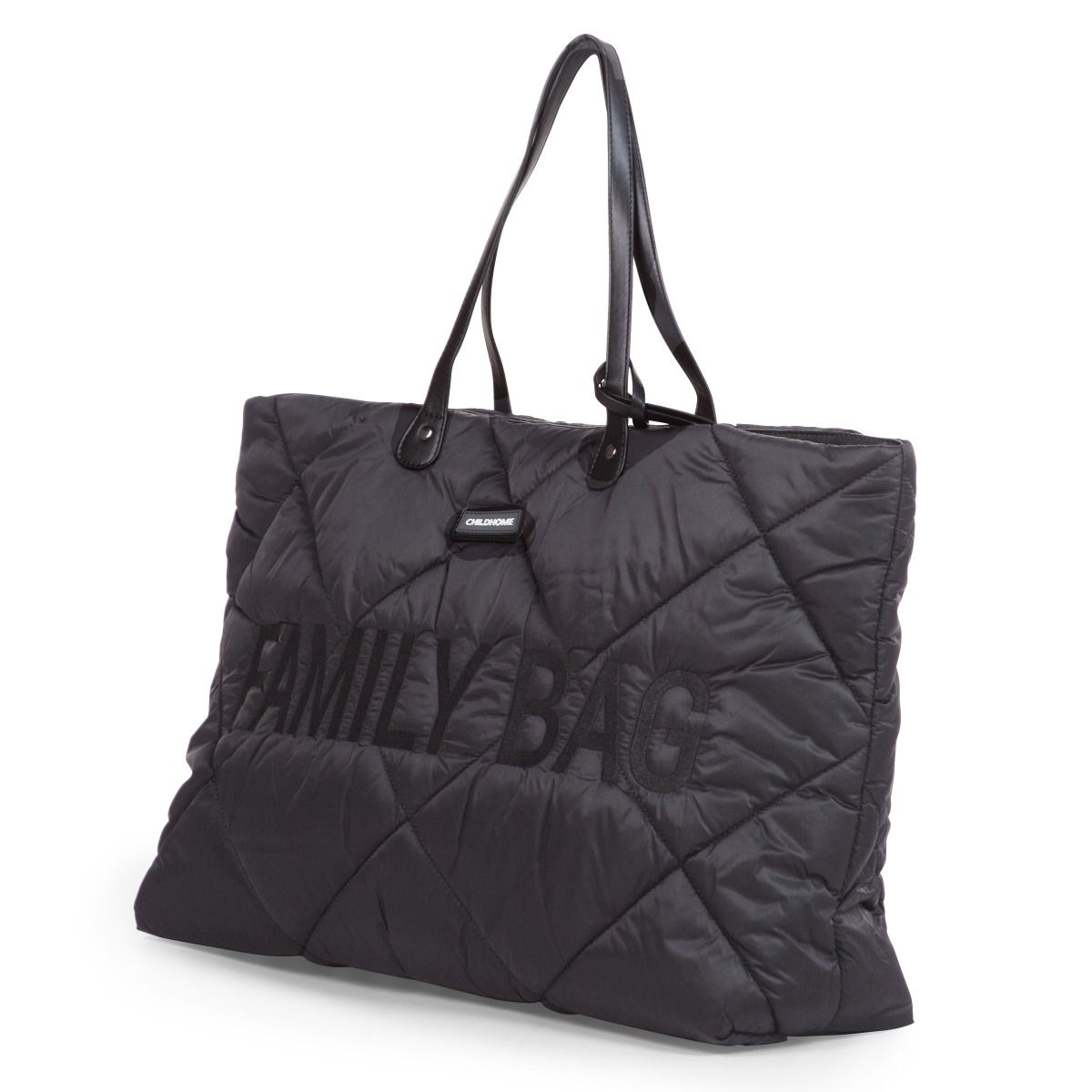 Τσάντα Αλλαξιέρα Childhome Family Bag Puffered Black Br76152 Βρεφικά Τσάντες Αλλαξιέρες - Νεσεσέρ Spitishop
