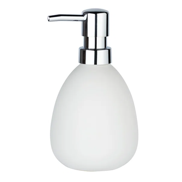 Dispenser Μπάνιου 390ml (9.5x9x19.2) Wenko Polaris White Matt 24011100