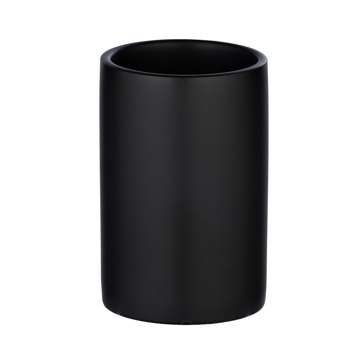 Ποτηροθήκη Μπάνιου (Φ7.5x11.2) Wenko Polaris Black Matt 24013100