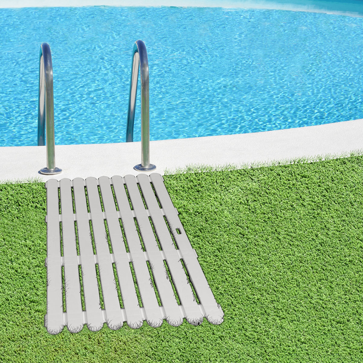 Πλαστική Πλατφόρμα Μπάνιου Duckboard (80X50X3) Wenko Taupe 26166100 Μπάνιο Πατάκια με Αντιολισθητικό Spitishop