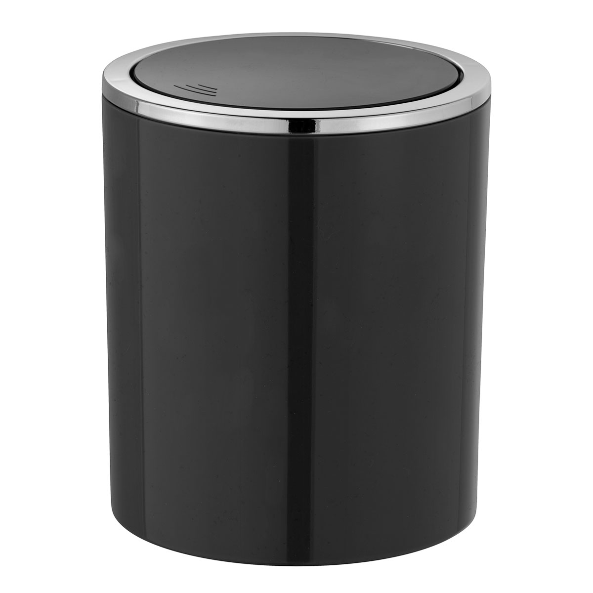Κάδος Απορριμμάτων (Φ14x17) Wenko 2lt Inca Black 23934100