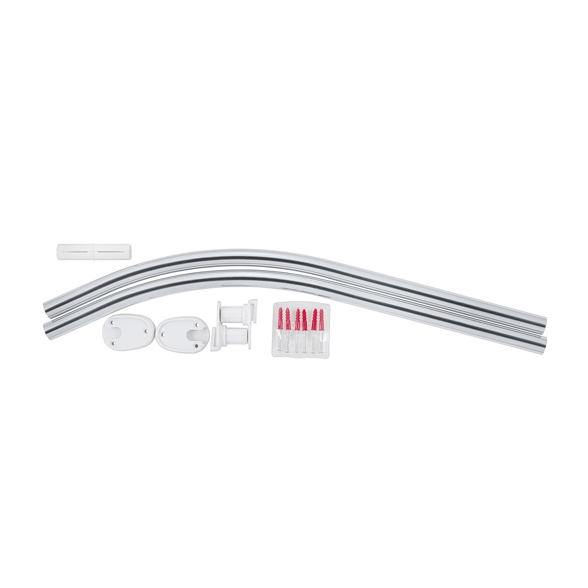 Βραχίονας Μπάνιου Ημικυκλικός Wenko Chrome 19220100 Μπάνιο Βραχίονες Spitishop