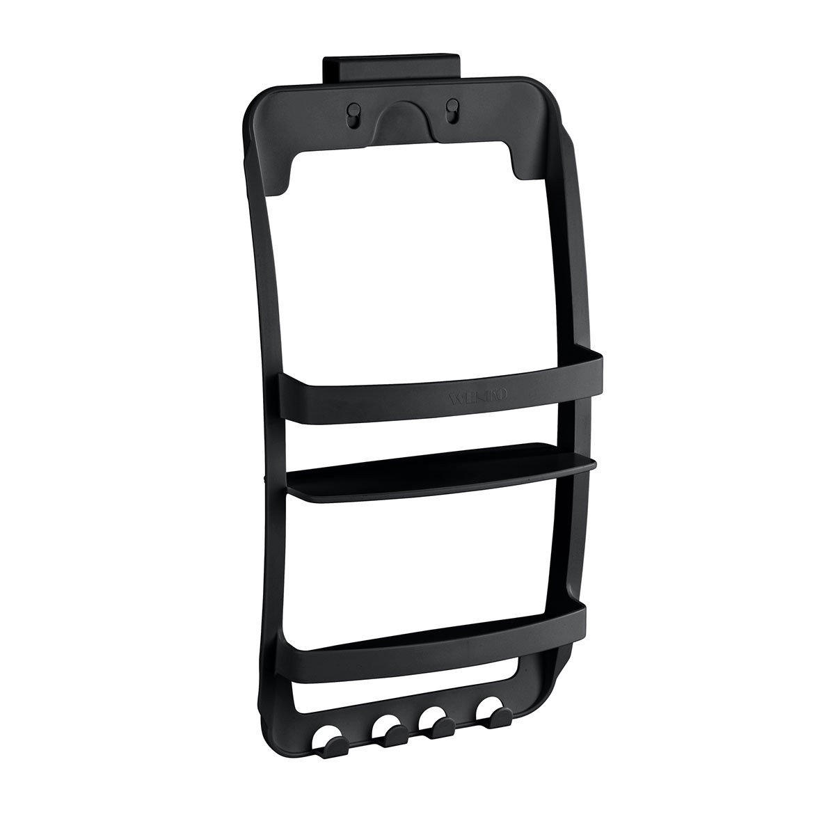 Ραφιέρα Μπάνιου Διπλή (26x11.5x54.5) Wenko Black 26363100