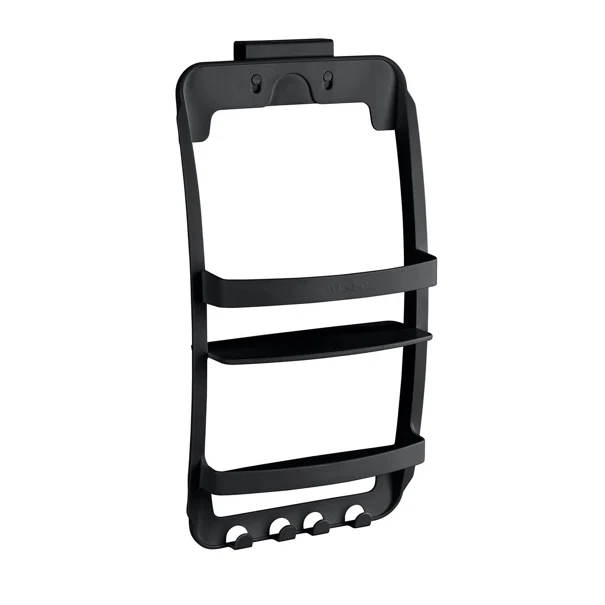 Ραφιέρα Μπάνιου Διπλή (26x11.5x54.5) Wenko Black 26363100