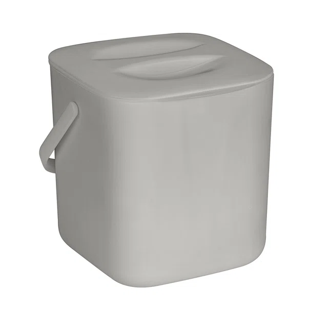 Οικιακός Κάδος Κομποστοποίησης (22.4x18.3x24.4) Wenko 3lt Sieve Grey 54905100