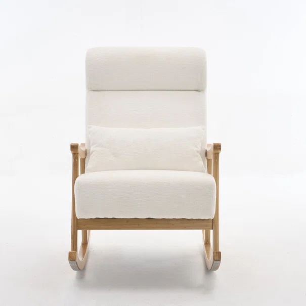 Κουνιστή Πολυθρόνα (66x95.5x98.5) Spitishop Ontario White
