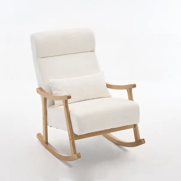 Κουνιστή Πολυθρόνα (66x95.5x98.5) Spitishop Ontario White