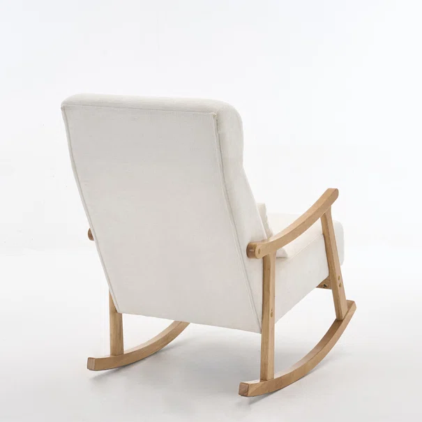 Κουνιστή Πολυθρόνα (66x95.5x98.5) Spitishop Ontario White