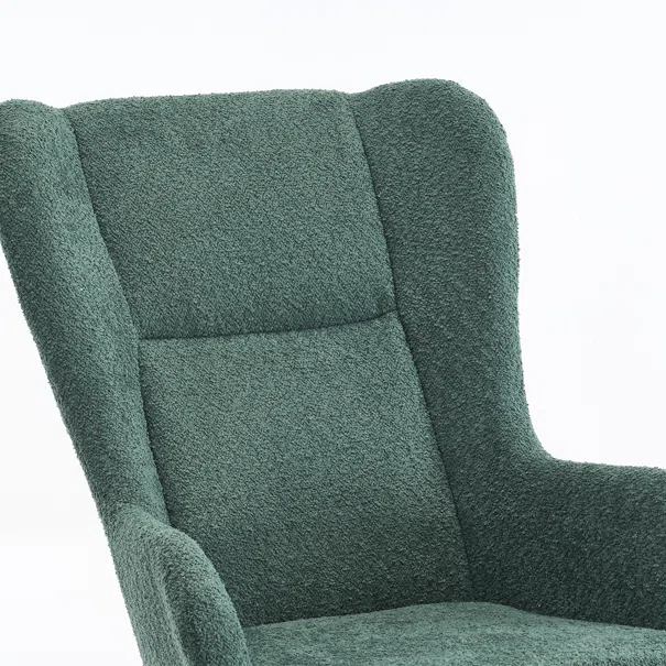 Κουνιστή Πολυθρόνα Μπουκλέ (69x93x101) Spitishop Ancona Green