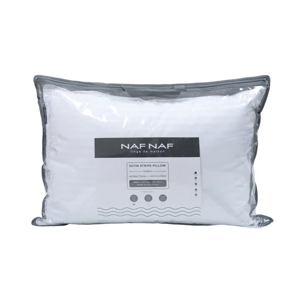 Μαξιλάρι Ύπνου Μαλακό (50x70) Naf-Naf Cottonsatin Hollowfiber 3D