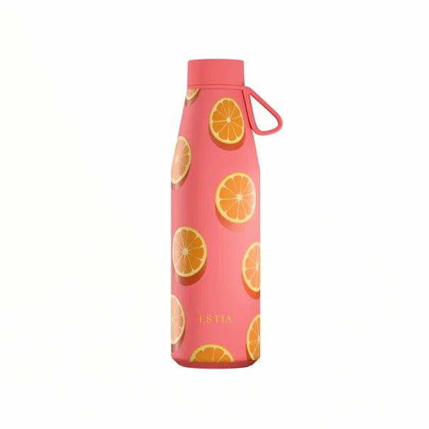 Μπουκάλι Θερμός 500ml Estia Save The Aegean Flow Orange Pop 01-42165