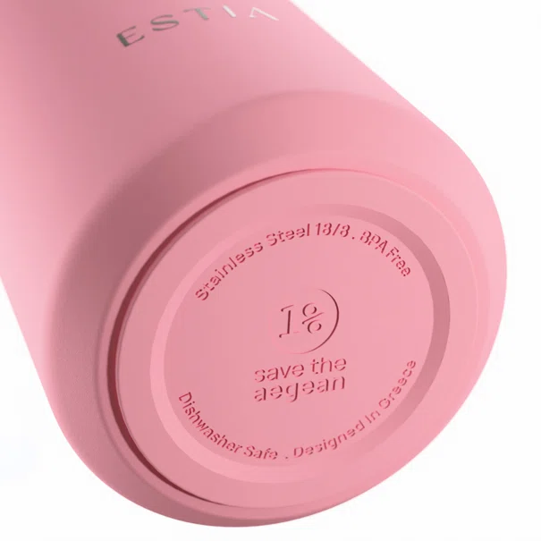 Ποτήρι Θερμός 360ml Estia Save The Aegean Lens Rose 01-42868