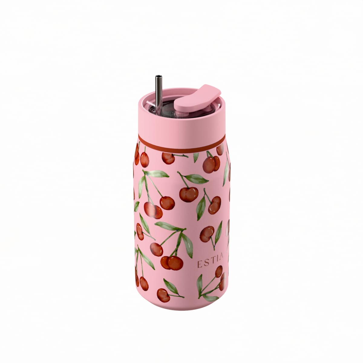 Ποτήρι Θερμός 360ml Estia Save The Aegean Lens Cherry Rose 01-42882