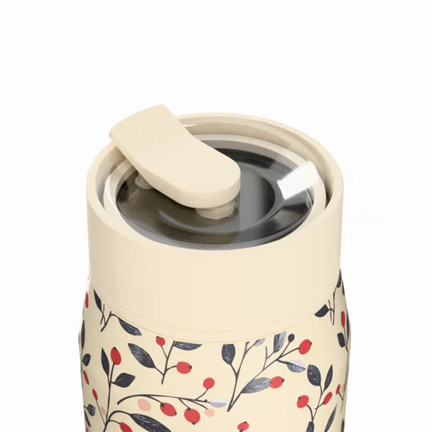 Ποτήρι Θερμός 360ml Estia Save The Aegean Lens Bloom Beige 01-42912