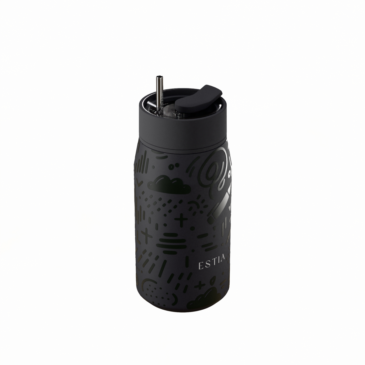 Ποτήρι Θερμός 360ml Estia Save The Aegean Lens Noir Echo 01-42943