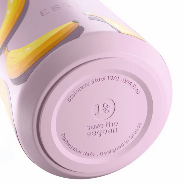 Ποτήρι Θερμός 360ml Estia Save The Aegean Lens Banana Mood 01-43063