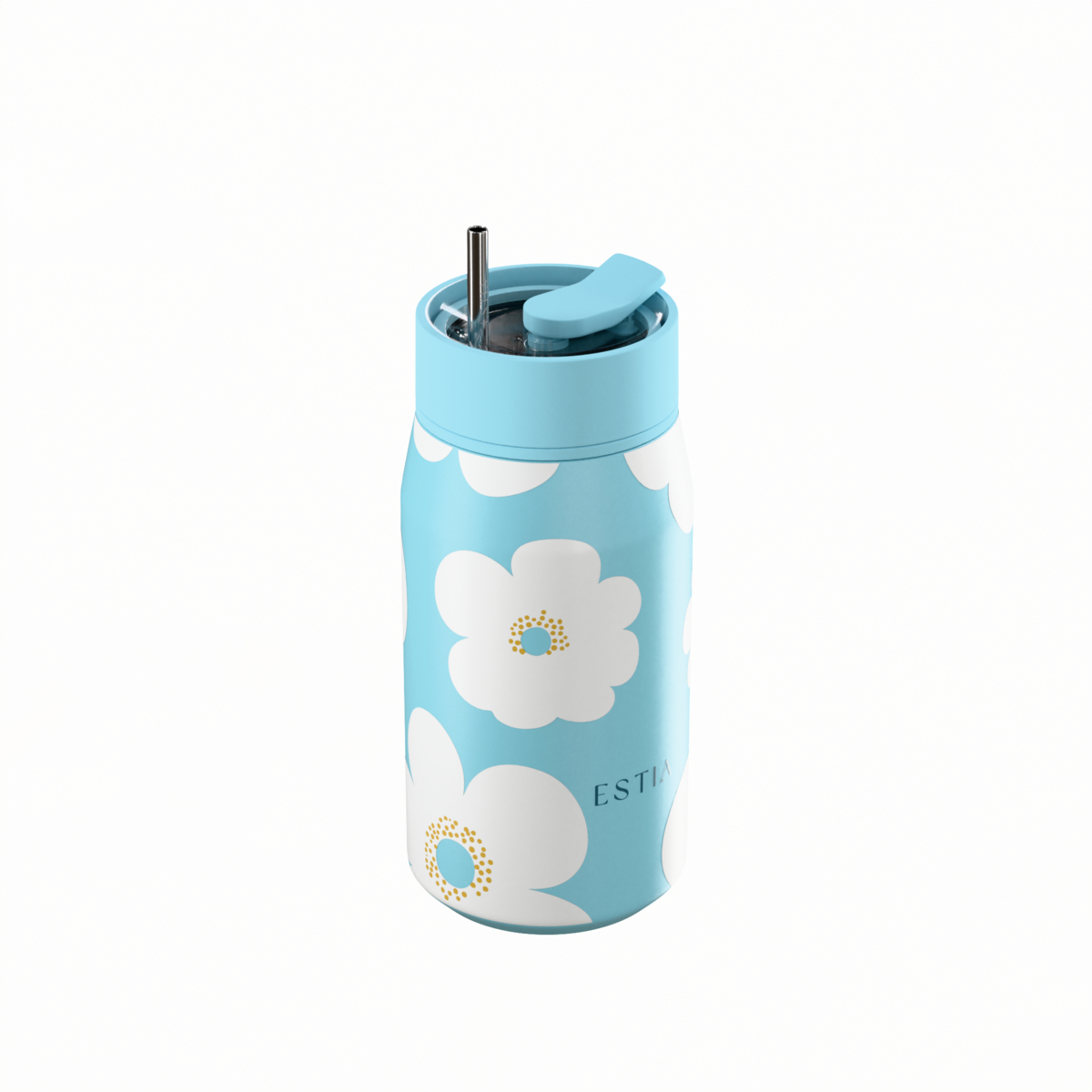 Ποτήρι Θερμός 360ml Estia Save The Aegean Lens Blue Daisy 01-43087