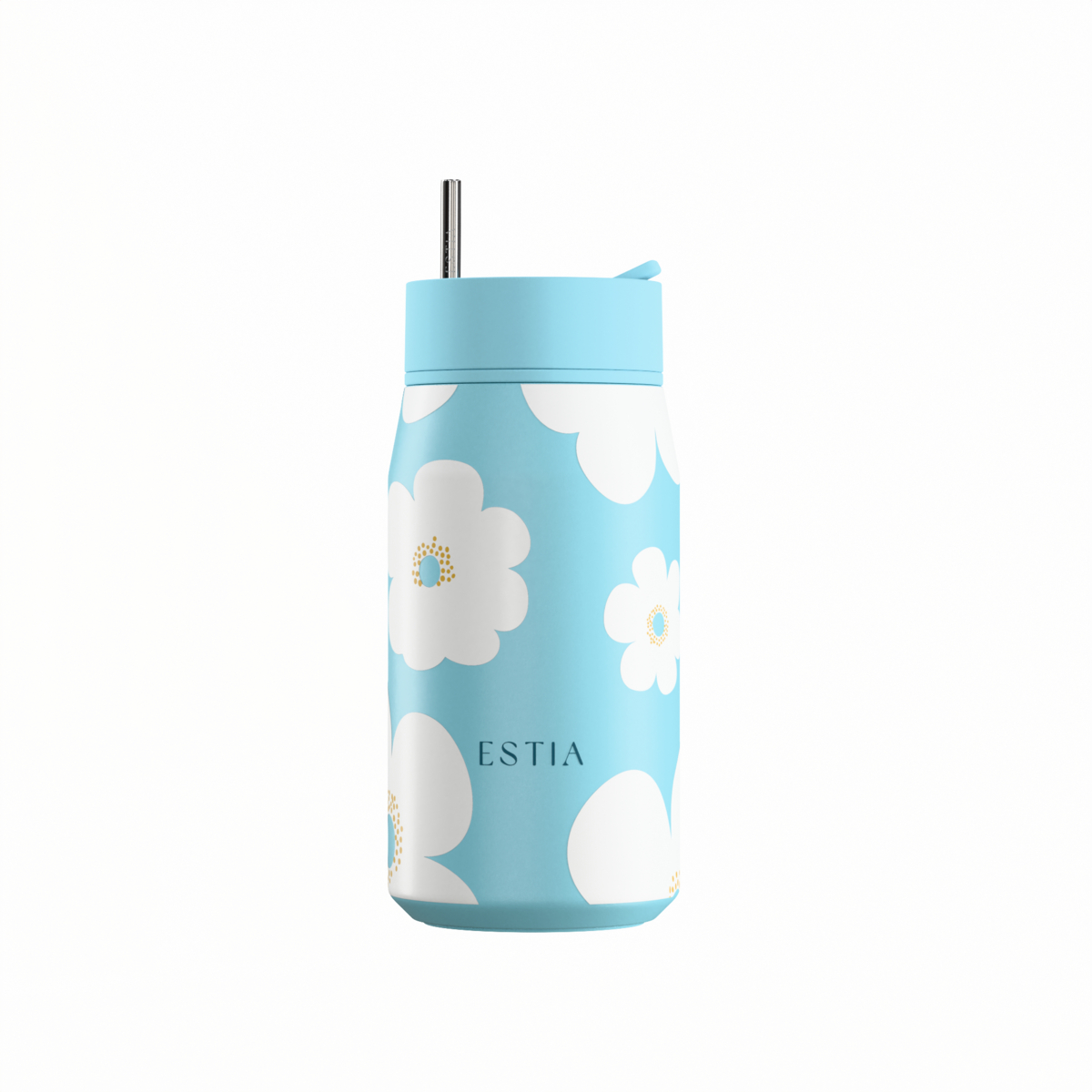 Ποτήρι Θερμός 360ml Estia Save The Aegean Lens Blue Daisy 01-43087