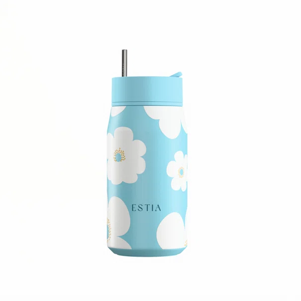 Ποτήρι Θερμός 360ml Estia Save The Aegean Lens Blue Daisy 01-43087