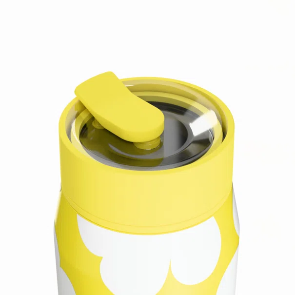 Ποτήρι Θερμός 360ml Estia Save The Aegean Lens Yellow Daisy 01-43094