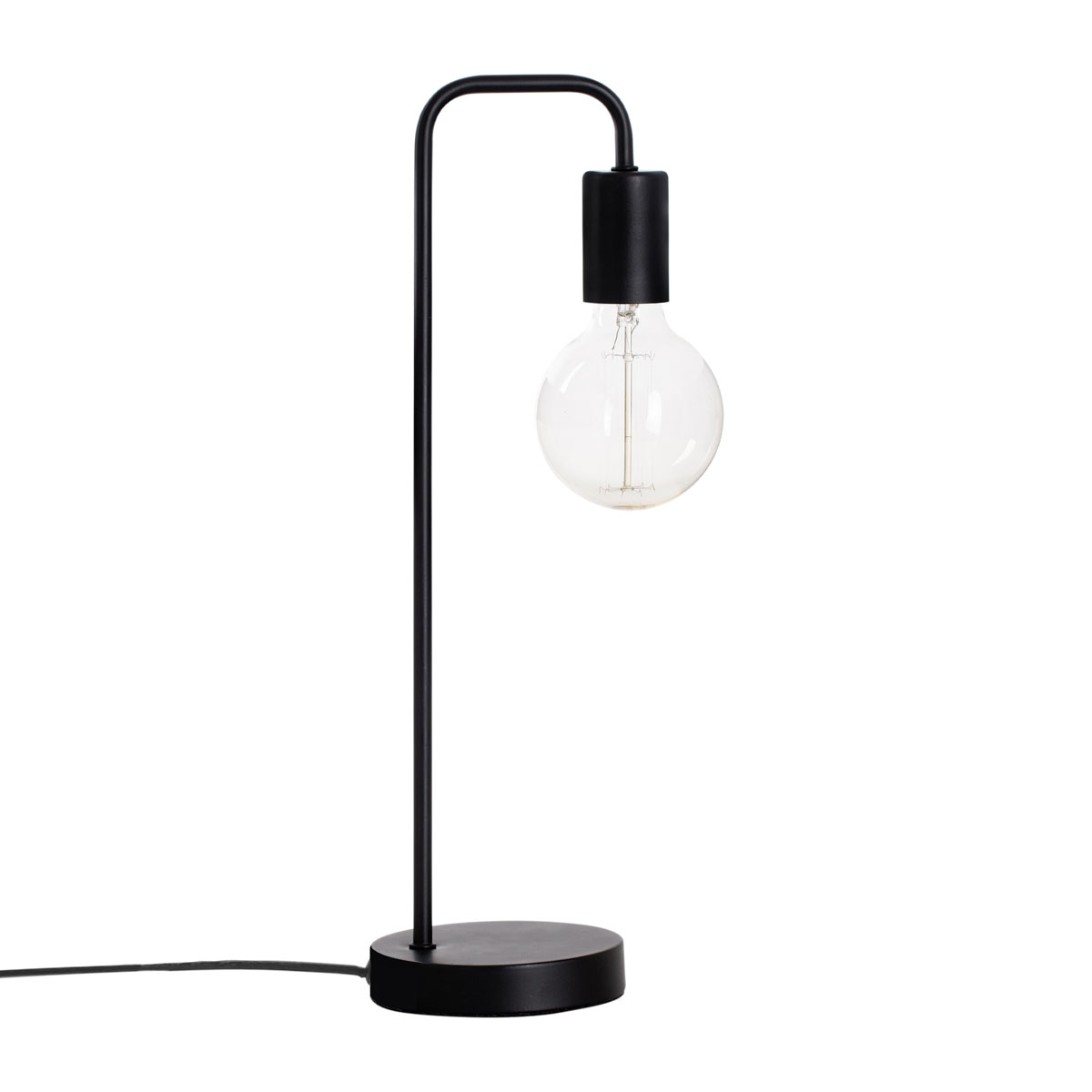 Πορτατίφ A-S Keli Black 148168B Φωτιστικά Επιτραπέζια Spitishop
