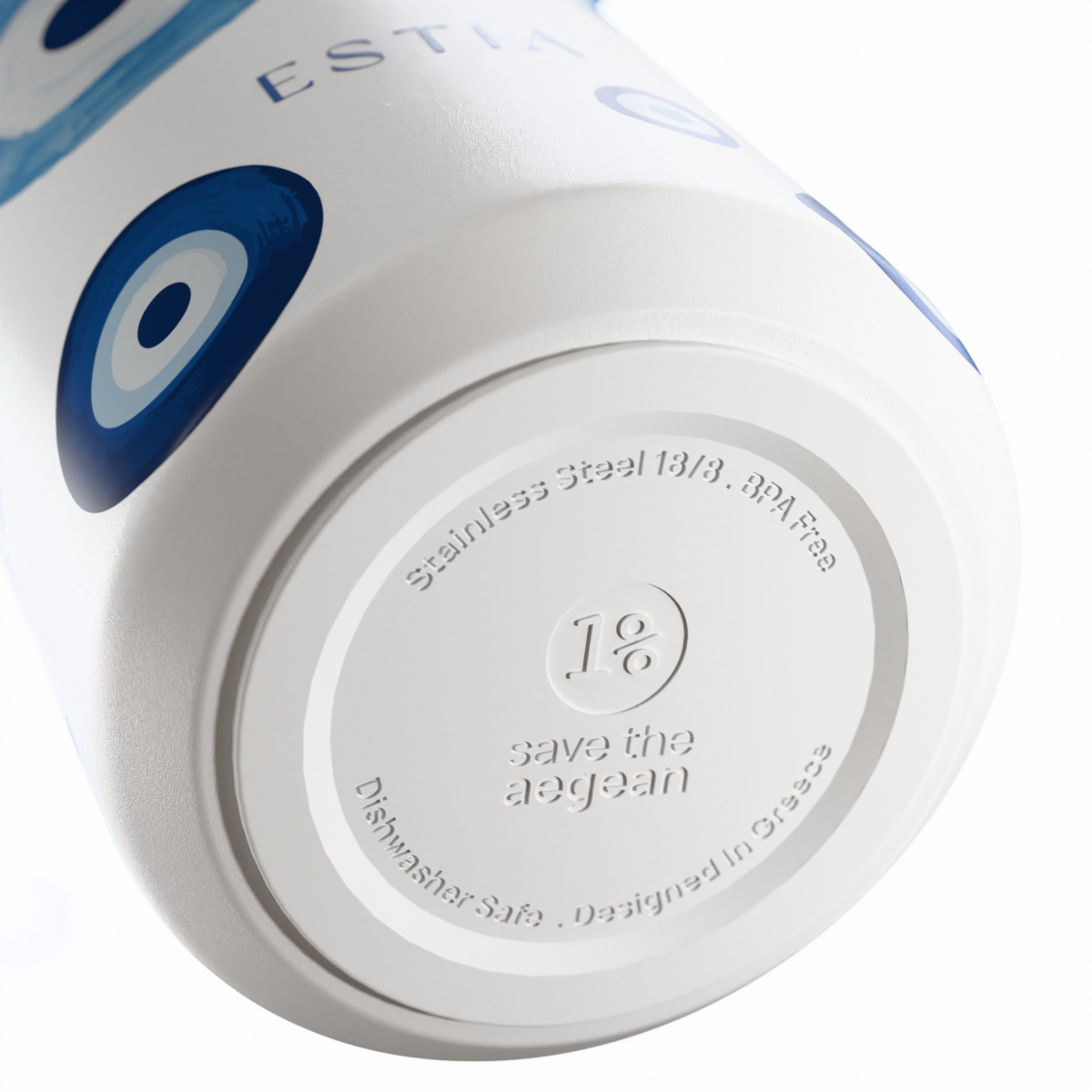 Ποτήρι Θερμός 500Ml Estia Save The Aegean Pulse Spirit Of Luck 01-42523 Οργάνωση & Αποθήκευση Ποτήρια Spitishop