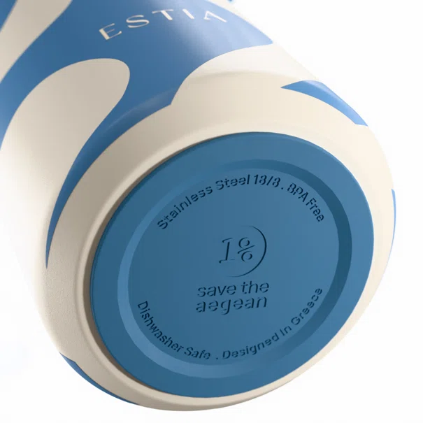 Ποτήρι Θερμός 500ml Estia Save The Aegean Pulse Ocean Waves 01-42608