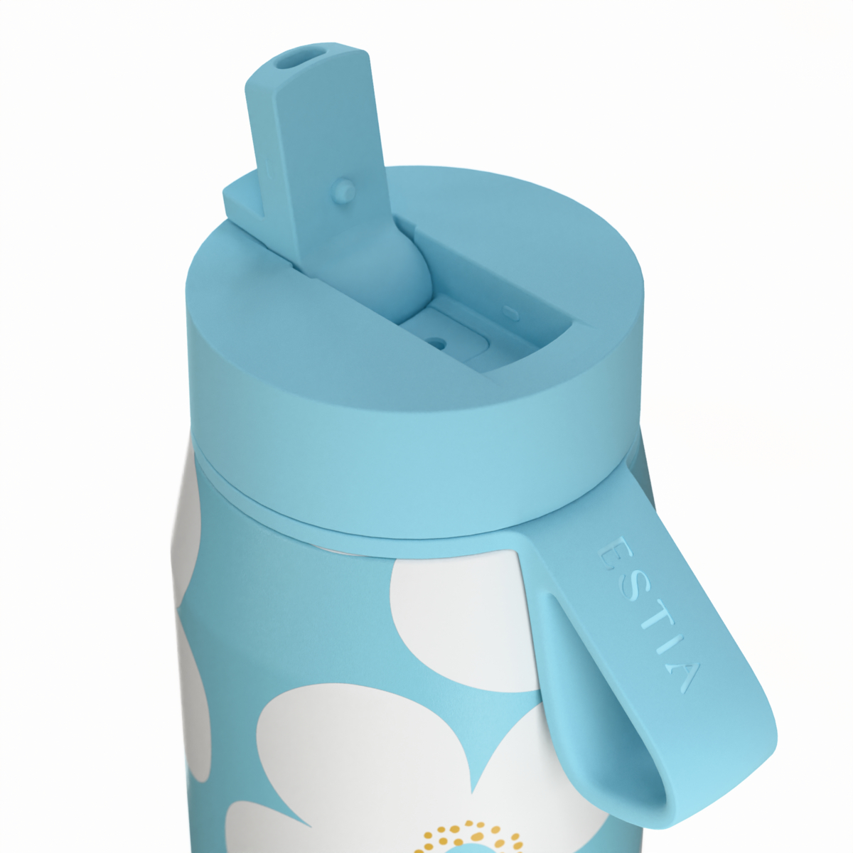 Ποτήρι Θερμός 500Ml Estia Save The Aegean Pulse Blue Daisy 01-42646 Οργάνωση & Αποθήκευση Ποτήρια Spitishop
