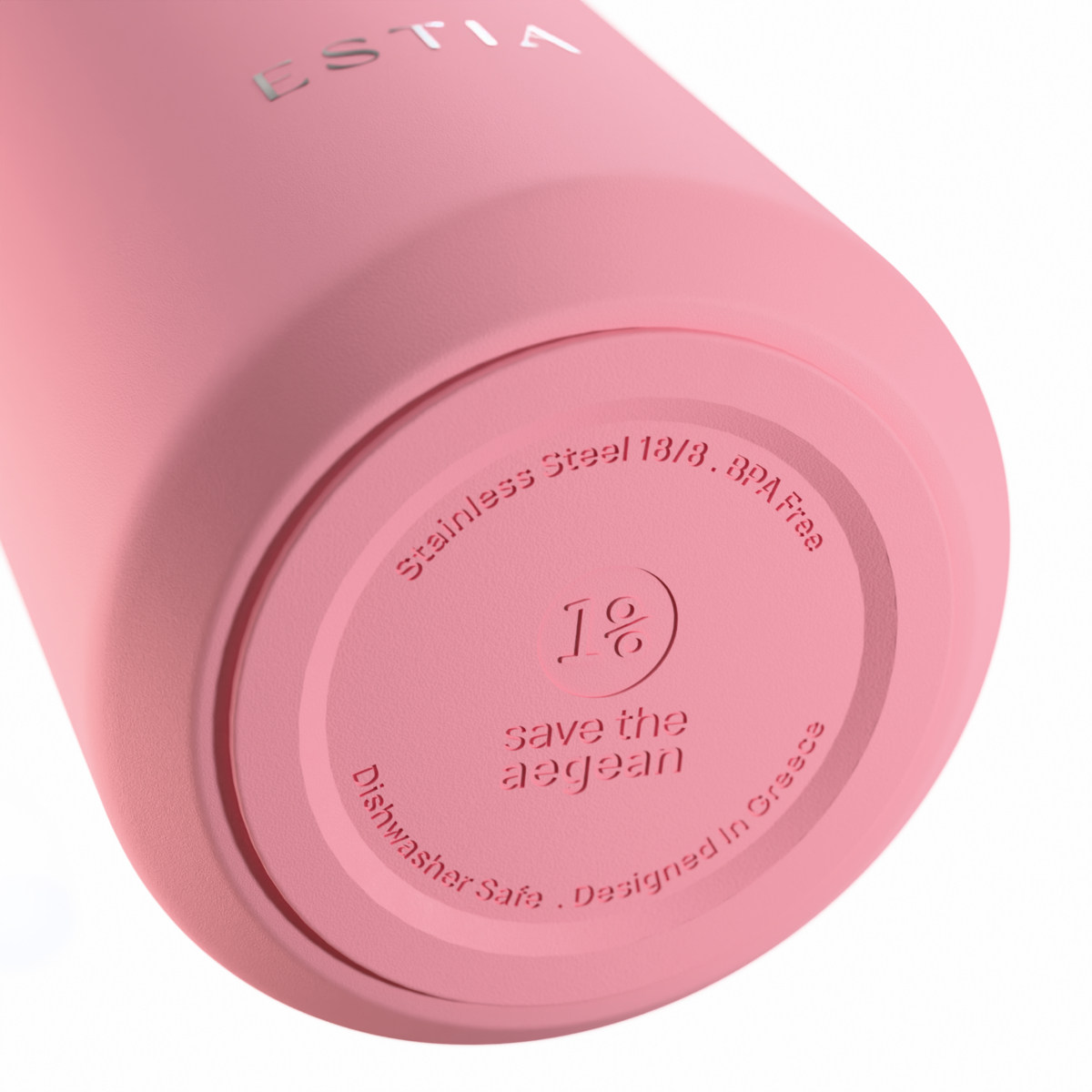 Ποτήρι Θερμός 800Ml Estia Save The Aegean Pulse Rose 01-43247 Οργάνωση & Αποθήκευση Ποτήρια Spitishop