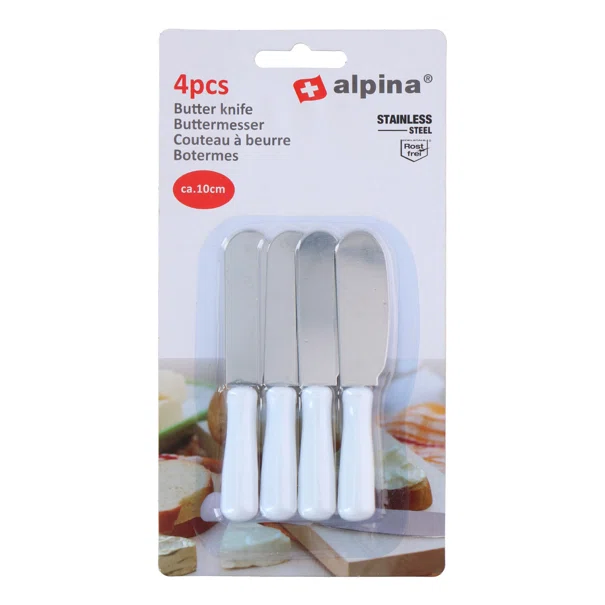 Μαχαίρια Βουτύρου (Σετ 4τμχ) Alpina 871125205846