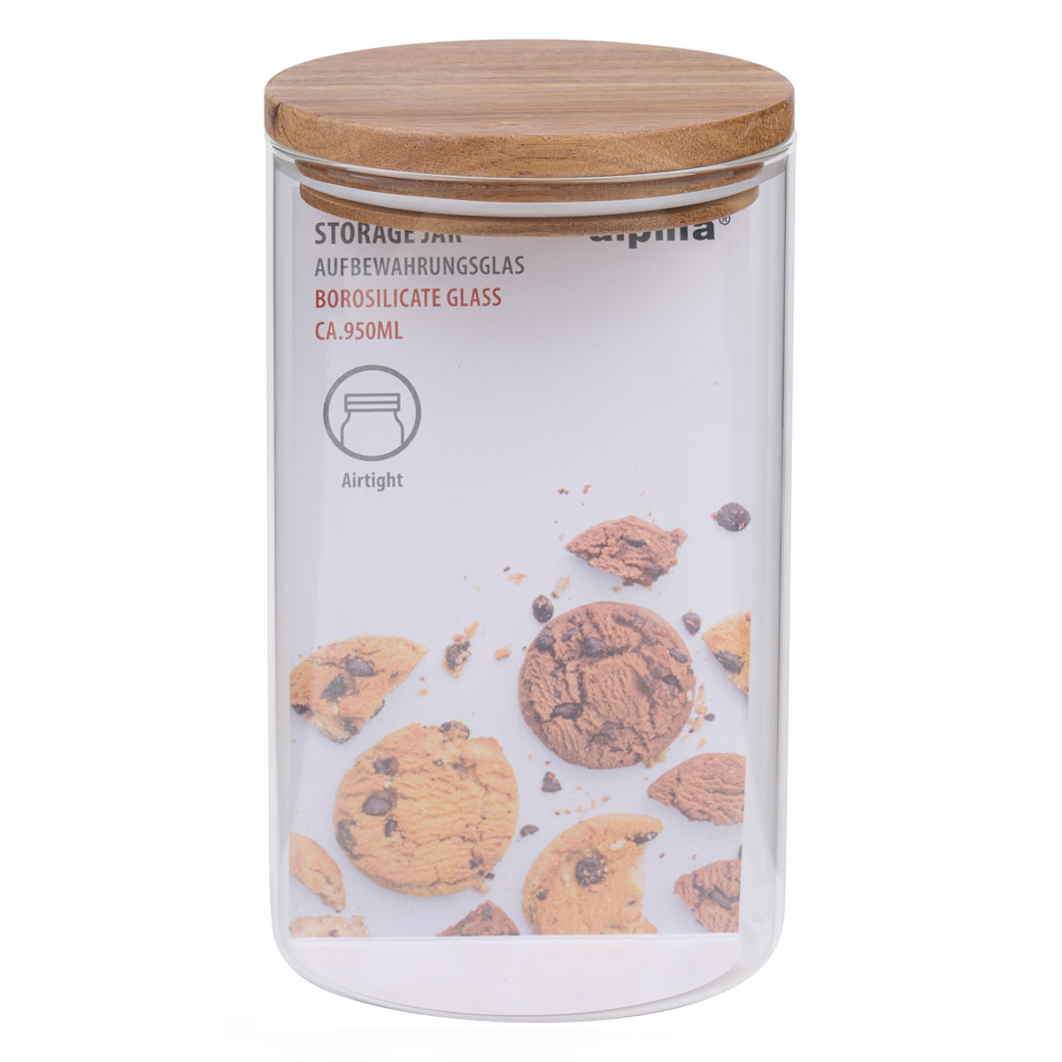 Δοχείο Αποθήκευσης 950ml Με Αεροστεγές Κλείσιμο Alpina 871125224038