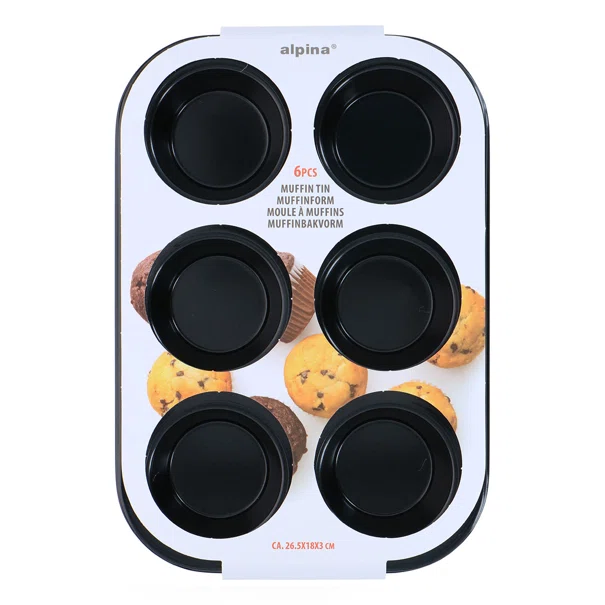 Φόρμα Για 6 Cupcake/Muffin (26.5x18x3) Alpina 871125224180