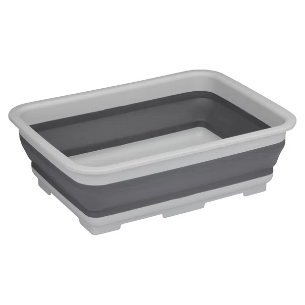 Πτυσσόμενο Λεκανάκι (37.5x27.5x12) Alpina Grey 871125224806
