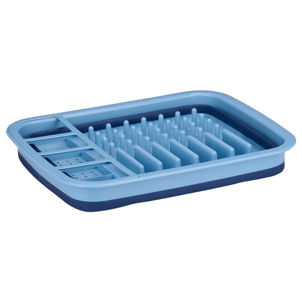 Πτυσσόμενο Στραγγιστήρι Πιάτων (38x29.5x12) Alpina Blue 871125225620