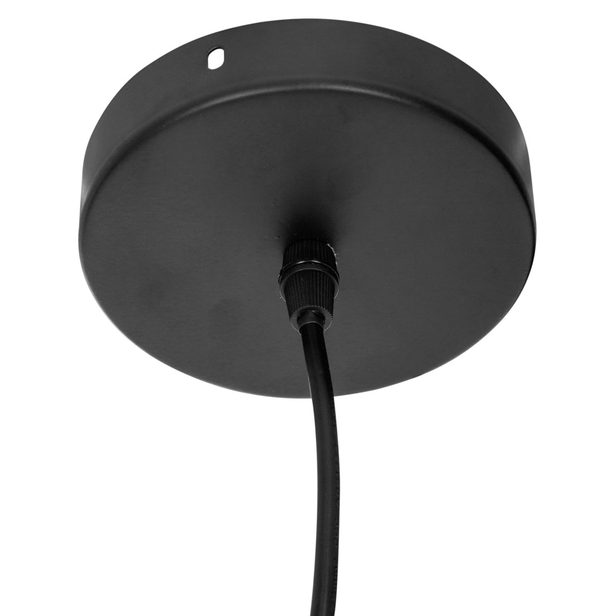 Φωτιστικό Οροφής Μονόφωτο A-S Flower Black 173244 Φωτιστικά Κρεμαστά Spitishop