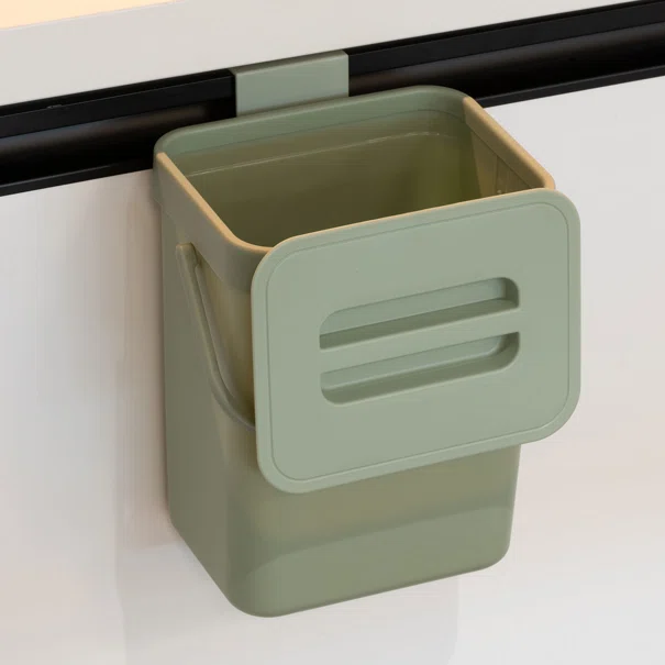 Κάδος Κουζίνας Ντουλαπιού (19x15x24.3) 5lt Cuisine Elegance Green 871125249803