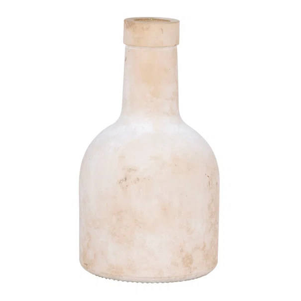 Διακοσμητικό Βάζο (Φ8x16) Articasa Beige/White 871125200798