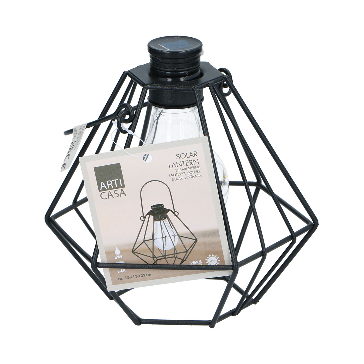 Ηλιακό Φανάρι LED (14.5x13.5x16) Articasa 871125230231