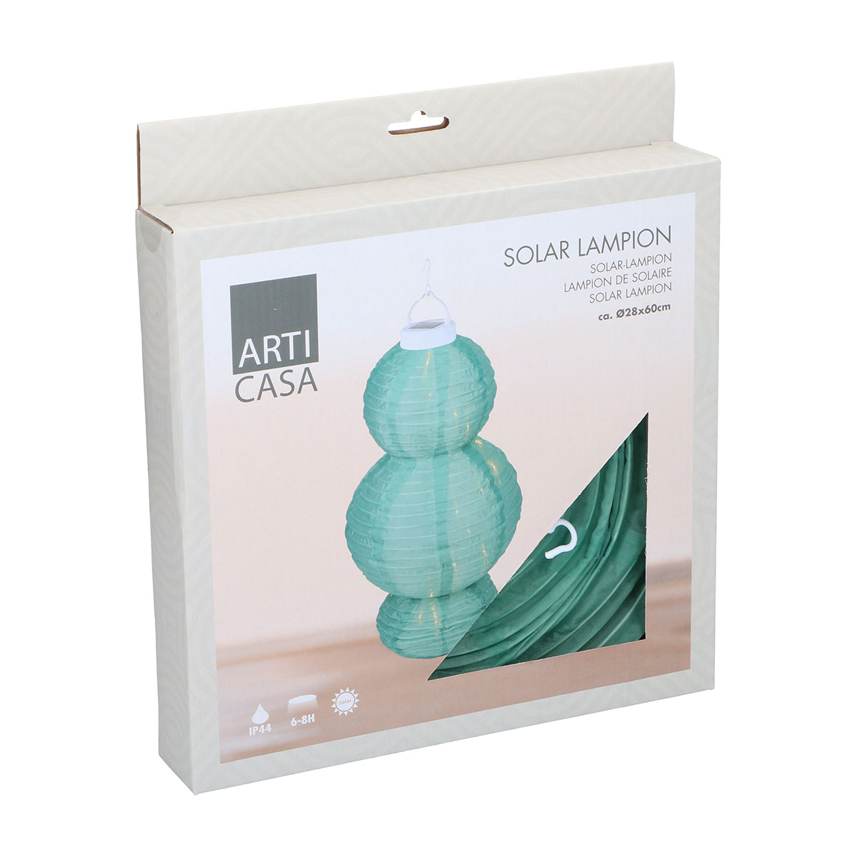 Ηλιακό Φωτιστικό Οροφής (Φ28x60) Articasa Green 871125230219